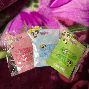 Colourpop x Powerpuff Girls Hair clips